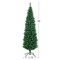 5/6/7/8/9ft PVC Artificial Slim Pencil National Christmas Tree with Metal Stand